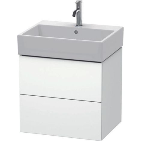 Duravit L-Cube Waschtischunterbau wandhängend, 2 Schubkästen, (1/5)