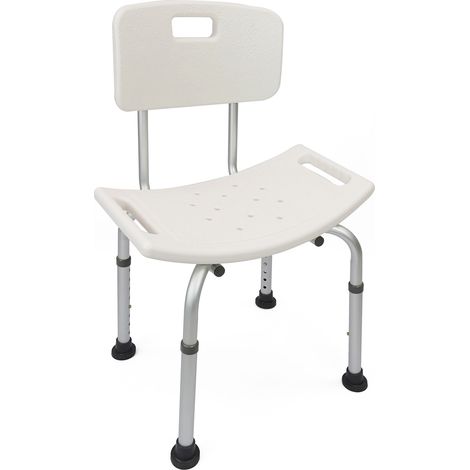 PrimeMatik - Chaise de douche réglable en hauteur pour toilette (1/5)
