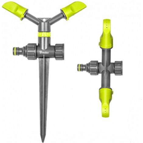 Arroseur rotatif 2 bras sur piquet plastique Bradas LE-6101 (1/4)