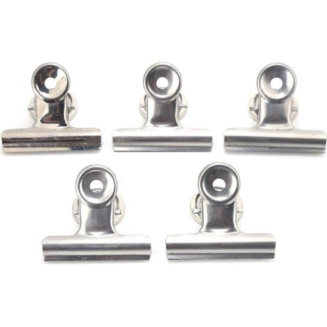 Stück runde Magnetclips, 50 mm breit, aus robustem Edelstahl, zum Organisieren und Dekorieren