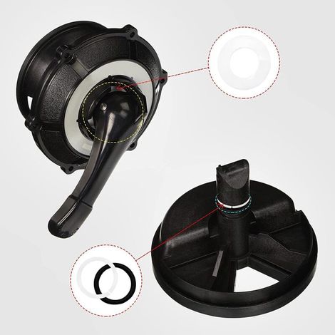 Vario-Flo Poolfilterventil für Hayward 1 1/2" SP0710 SP0710 (1/5)