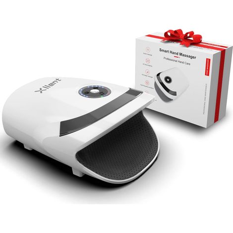 Appareil de massage des mains rechargeable sans fil avec compression et chauffage pour l'arthrite, le syndrome du canal carpien et la mobilité des doigts (1/5)
