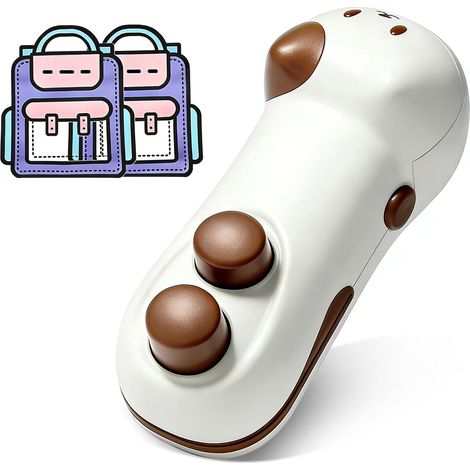 CCYKXAMini scelleuse de sacs rechargeable 2 en 1 avec cutter et aimant, mini scellant de sacs 2026, petite machine à sceller pour collation à frites (1/5)