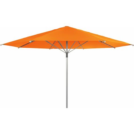 Doppler Gastronomie Sonnenschirm "Braumeister" Ø 500 cm, orange, ohne Volant, Bezug aus 100% Polyester, Gestell aus Aluminium, 17,1 kg Gastronomie Sonnenschirm "Braumeister 500", orange, Ø 500 cm, ohn (1/5)