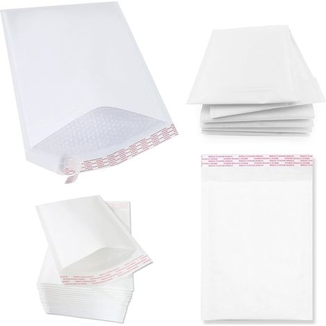 100 x DVD ( 170X215mm) White Padded Bubble Envelopes