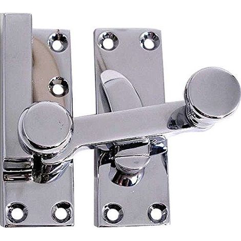 Bulk Hardware BH01959 Fermeture de vantail de type loquet Chromee
