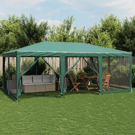 Partyzelt vidaxl wasserdicht UV-beständig 600x400 cm