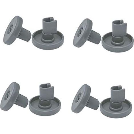 Bodenrollen für Geschirrspülerschubladen, Auszugsrollen, 40 mm, Rollen für den unteren Geschirrspülerboden, kompatibel mit Marken wie Privileg, Set mit 8 Rollen (1/5)