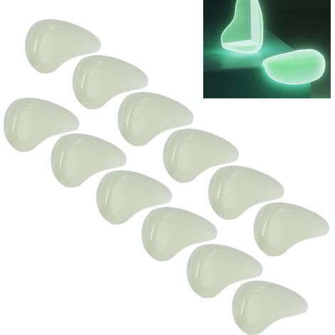 Lot de 12 protections de coins lumineuses en silicone souple pour meubles, tables, enfants - Angle transparent phosphorescent, sécurité bébé (1/5)