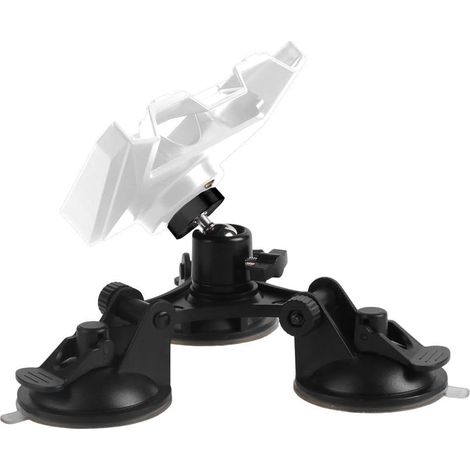 Support à ventouse pour Mini, construction ABS, design compact 20 x 15 x 11 cm, prise sûre pour toit ouvrant camping-car, noir