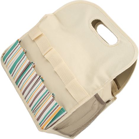 Grand sac de rangement pliable pour extérieur avec planche en polyéthylène, idéal pour camping et jardin (1/5)