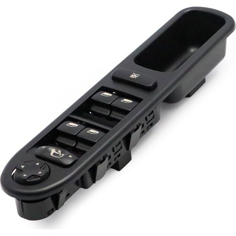Commande de Lève-Vitre – Peugeot 207, 18 Mailles, 96642444XT (1/5)