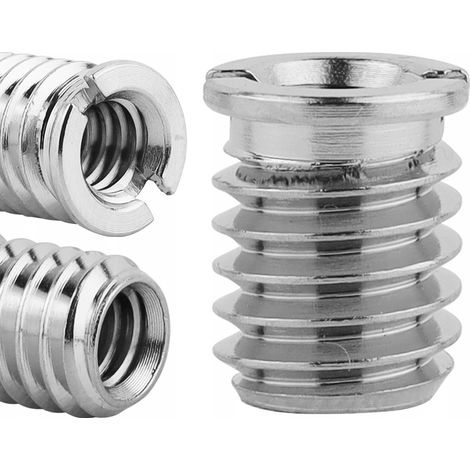 Adaptador de tuerca reductora roscada de 3/8" a 1/4" de cobre de 12 mm (1/5)