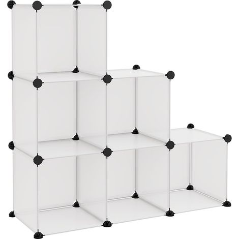 Cubes de rangement 6 pcs Transparent PP CFW725547 (1/5)