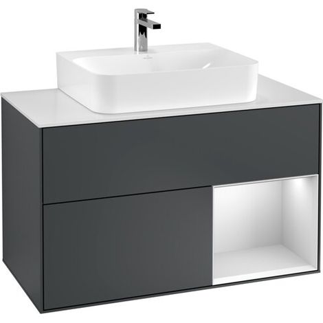 Villeroy & Boch G121MTHG meuble sous-lavabo Finion G12 (1/2)