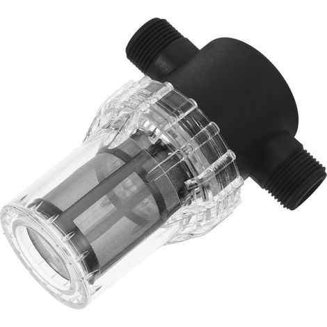 Filtre à Eau en Ligne Crépine Haute Performance avec Maille Fine 6 Points pour Filtration Tuyau D arrosage Jardin et Machine à Laver (1/5)