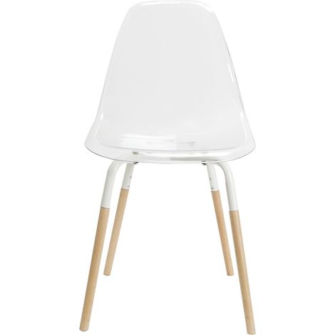 Chaise transparente phenix home deco factory 47x86,4x51,5 cm