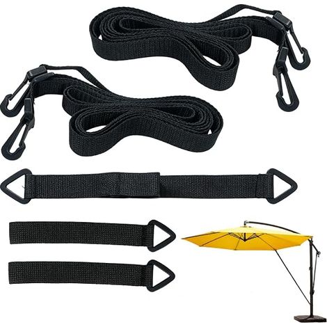 Sangles anti-vent 144-275cm pour parasol (1/5)