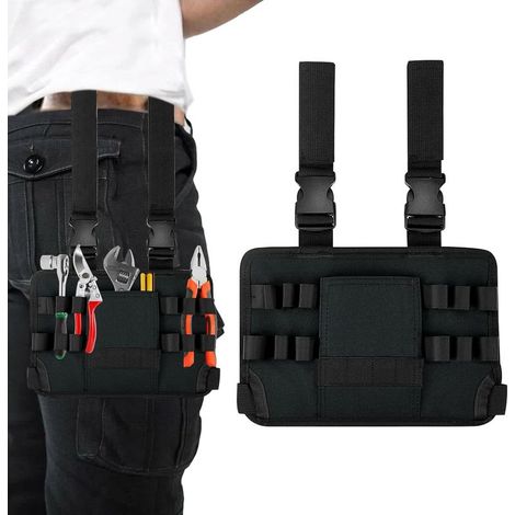 Sac de Ceinture à Outils avec Clip de Ceinture, Ceinture à Outils, Ceinture à Outils pour Hommes, Ceinture D'artisan, Porte-Outils pour électricien,Ceinture à Outils avec Plusieurs Poches (1/5)