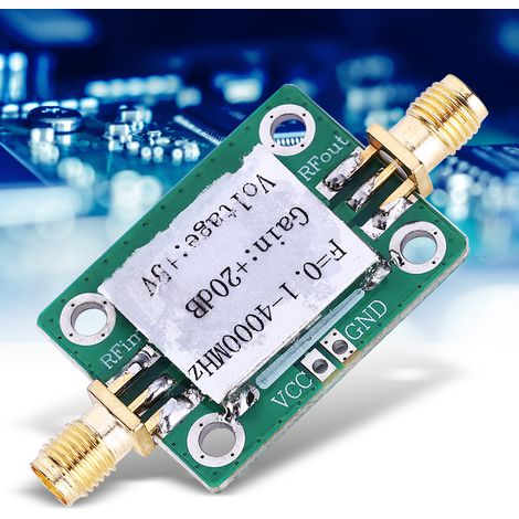 Module amplificateur micro-ondes RF à faible bruit et large bande 0,1-4000 MHz - Composants électroniques (1/5)