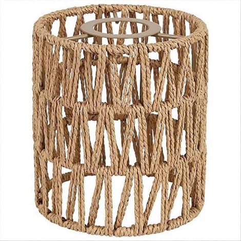 Boho abat jours rechange 5 9In Height ombrage ventilateur de plafond lampe housses (1/5)