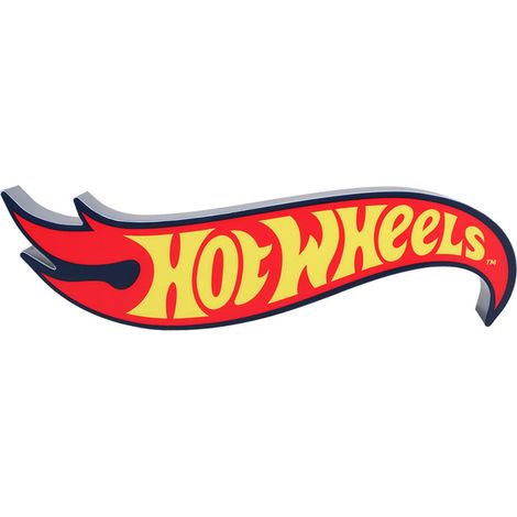 Lámpara paladone hot wheels logo