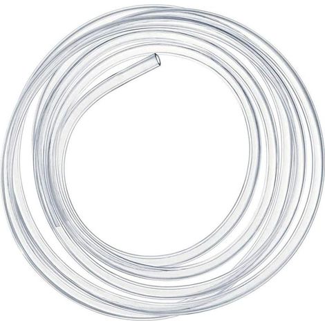 Tuyau PVC - 10 Metres de Tuyau de Pression de Tube, Tube de Silicone de Silicone Tres Souple 5 MM ID x 8 MM OD Tuyau a l'Air, Tuyau d'Oxygène d'Aquarium Tuyau de Carburant, Tuyau d'Huile (1/5)