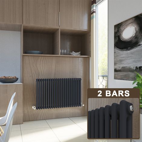 ELEGANT Cast Iron Radiator Horizontal Radiator Traditional Double Column Radiator Rads 600 x 1010 mm (1/5)