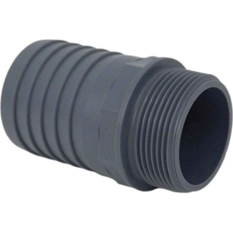 Manchettes cannelées M 1''x32 – Raccord mâle à visser en PVC – Diamètre 32mm – Pression maximale 10 bars – Connexion étanche – LBP (1/2)