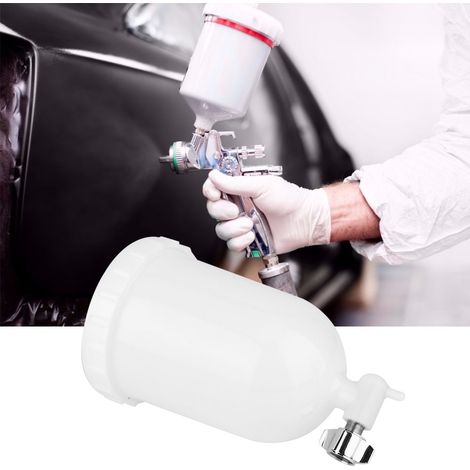 Godet à peinture latéral en plastique de 400 ml pour pistolet à peinture W101 W71 R-2 K-2 F-2 (1/5)