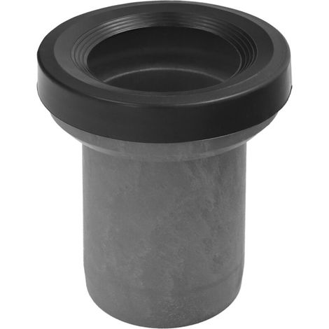 Manchon WC droit en PVC Ø 90 mm – Entrée Ø 140 mm – Sortie Ø 90 mm – Étanchéité supérieure – Technologie anti-blocage – (1/5)