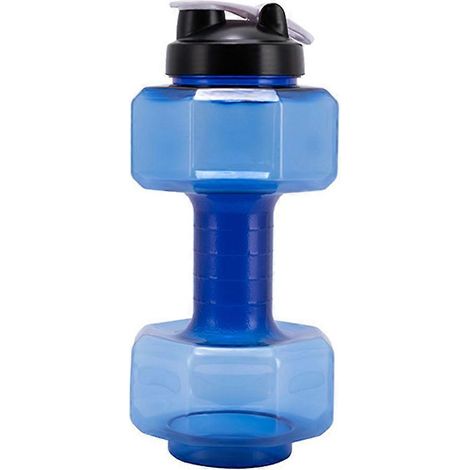 Haltères de 2,6 L, grande bouteille d'eau, sport, course à pied, fitness, bouilloire, gym, exercices, haltères, gobelets