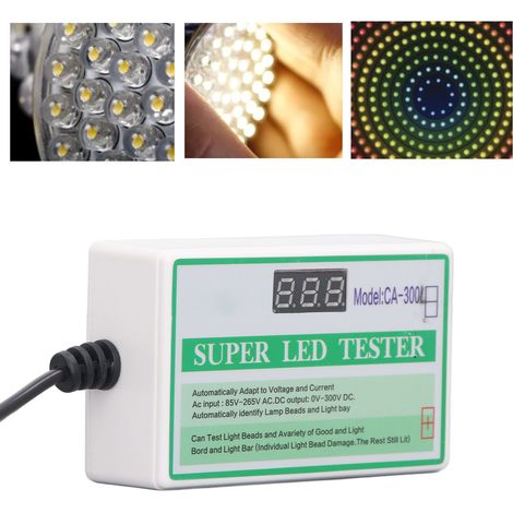 Testeur de bandes et de perles LED, instrument de test LED sans écran LCD, norme européenne. (1/5)