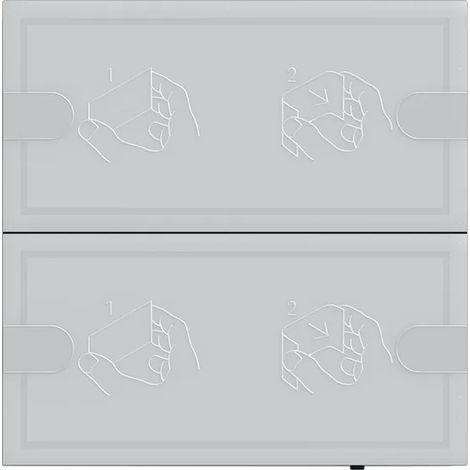 Gira Sensor táctil 4.95 Komfort 2f OneKNX Antracita [5002028], 5002 028
