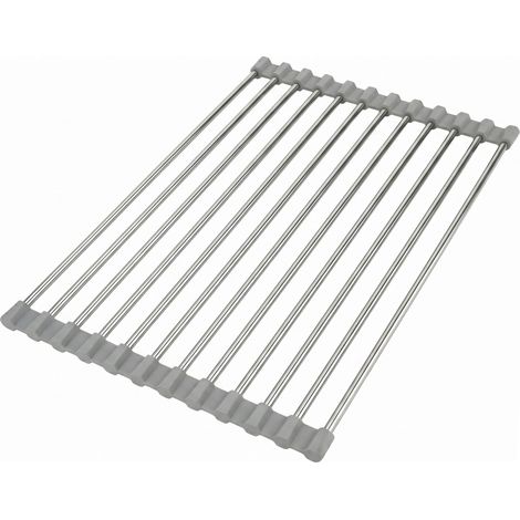 Roll-Up Dish Drying Rack For Sink Rea P12298A Grey (1/5)