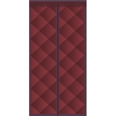Rideau de porte en coton épais, isolation phonique et thermique, 90 x 220 cm (1/5)