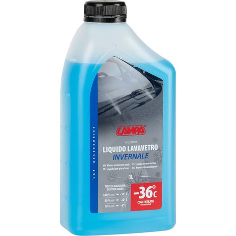 Liquido lavavetro invernale, concentrato (-36°C) - 1000 ml