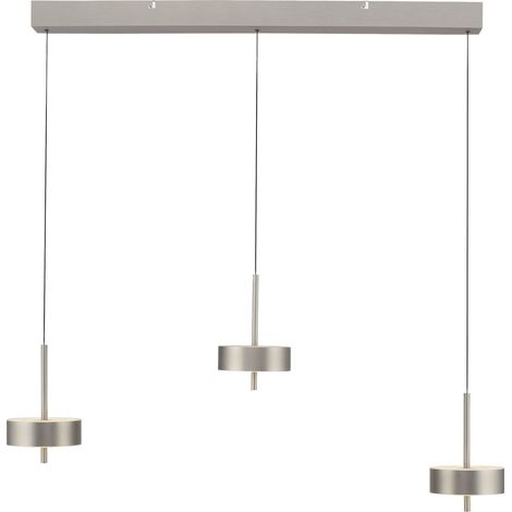 Lampada sospesa LED argento 95cm 3x9W CCT Neuhaus (1/5)