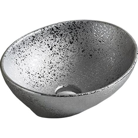 Mexen Elza lavandino da appoggio 40 x 33 cm, argento - 21014052 (1/2)