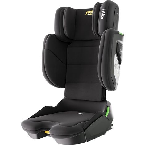 Siège auto pliable pour enfant Jovikids avec ISOFIX, i-Size R129, pour enfants d'environ 3 à 12 ans (100 à 150 cm), rehausseur avec dossier, idéal pour les voyages (noir)