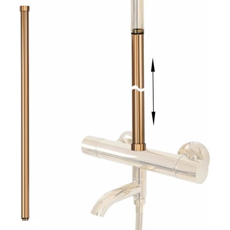 EXTENSION FOR A BATHTUB AND SHOWER SET REA  BRUSH COPPER 60CM