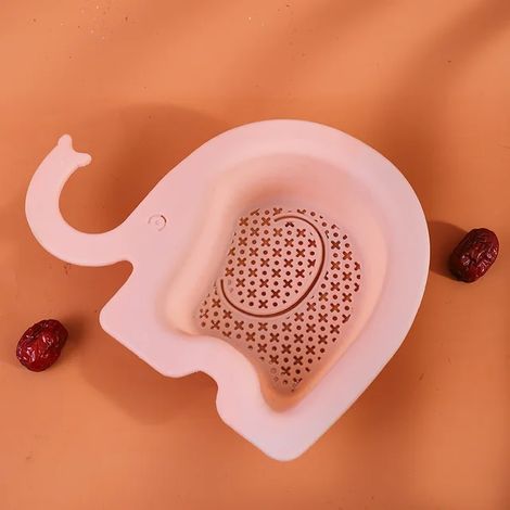 Évier Passoire Restes Panier De Vidange Cuisine Soupe Aux Légumes Filtre À Ordures Ménage Triangulaire En Plastique Filtre À Eau Rack Égouttoir Rose-éléphant
