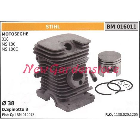 Kolbenstangen-Zylindersegmente STIHL Kettensägenmotor 018 MS 180 180C 016011