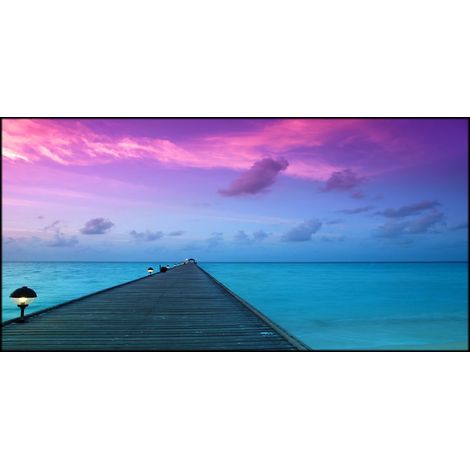 Lupia - Quadro su tela canvas DEEP 100X180 PIER IN PURPLE (1/3)