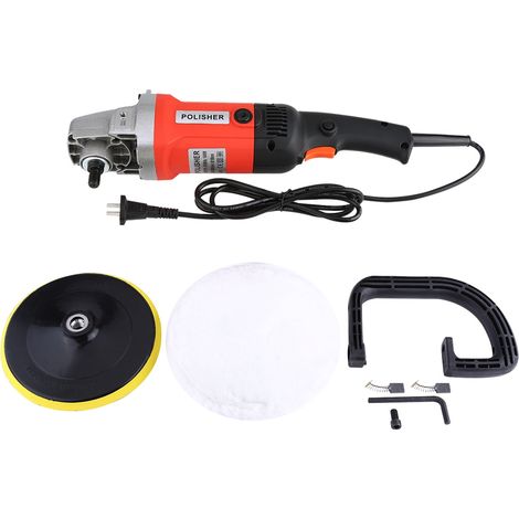 Nouvelle polisseuse électrique 7 pouces robuste 6 vitesses variables pour voiture, machine à polir, lustrer, poncer (1/5)