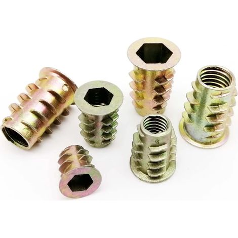 Écrous hexagonaux, à sertir 20x M4 M5 M6 M8. Écrou insert avec (1/5)