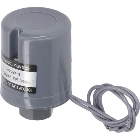 Pressostat de pompe à eau automatique à amorçage automatique réglable, contact G3/8 femelle, 220-240 V (1/5)