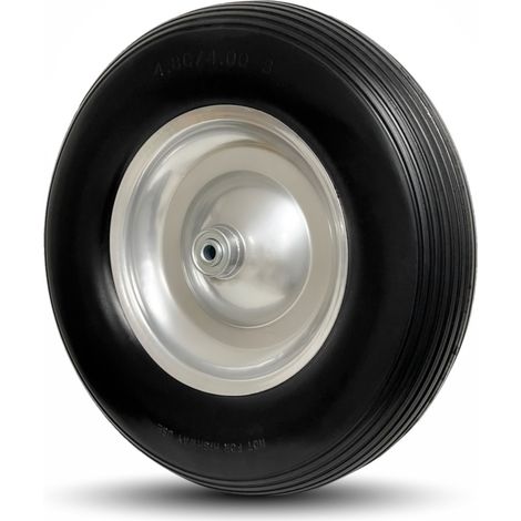 TAMS® Schubkarrenrad mit Metallfelge Vollgummi 4.80/4.00-8 (1/5)