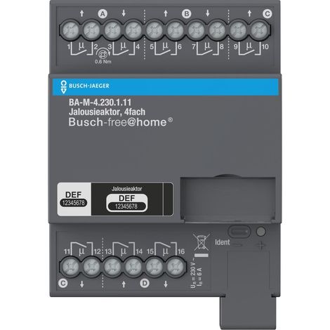 Busch-Jaeger BA-M-4.230.1.11 accionador 230V para persianas