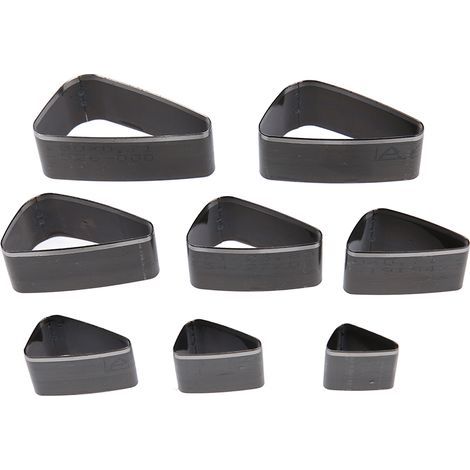 8 pièces Poinçons en Acier Haut Carbone pour Découpe du Cuir, DIY Bijoux en Pâte Polymère et Superposition de Tissu (1/5)